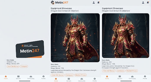 Illustrative render of a Dragon God Armor item