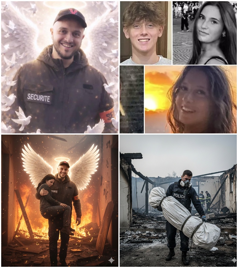 “Your father is in heaven, watching over us,” she replied, her voice breaking. Stefan Ivanovic became a legend the moment he turned back into the flames of Le Constellation to rescue