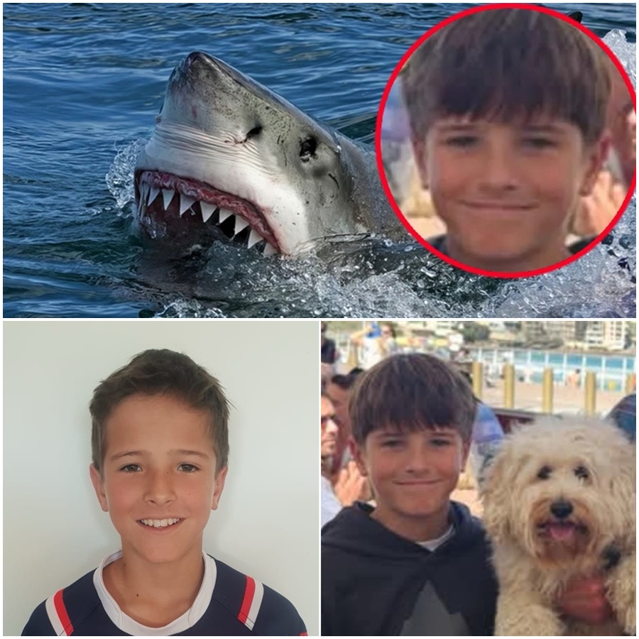 “BETRAYED BY THE CALM: He was inches away from the deck when the water erupted