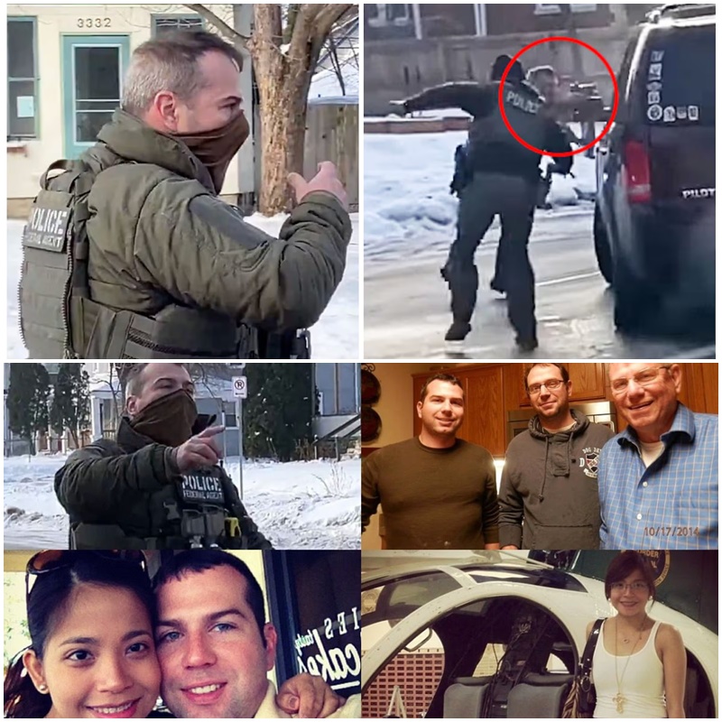 A LOVING HUSBAND AND FATHER THRUST INTO A DEADLY SPLIT-SECOND STRUGGLE