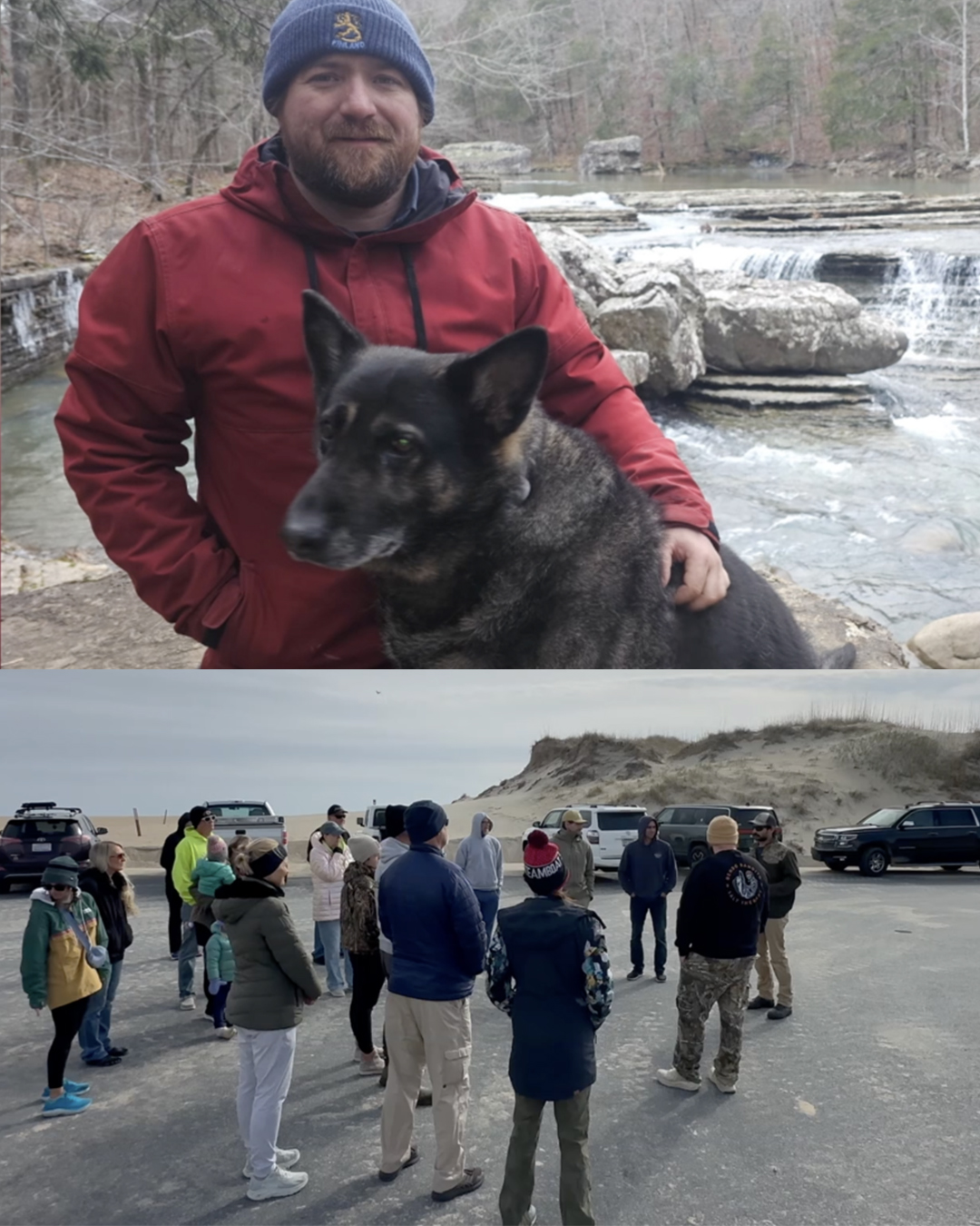 THE CASE IS CLOSED: Chris Palmer’s father confirms the tragic end to the search.