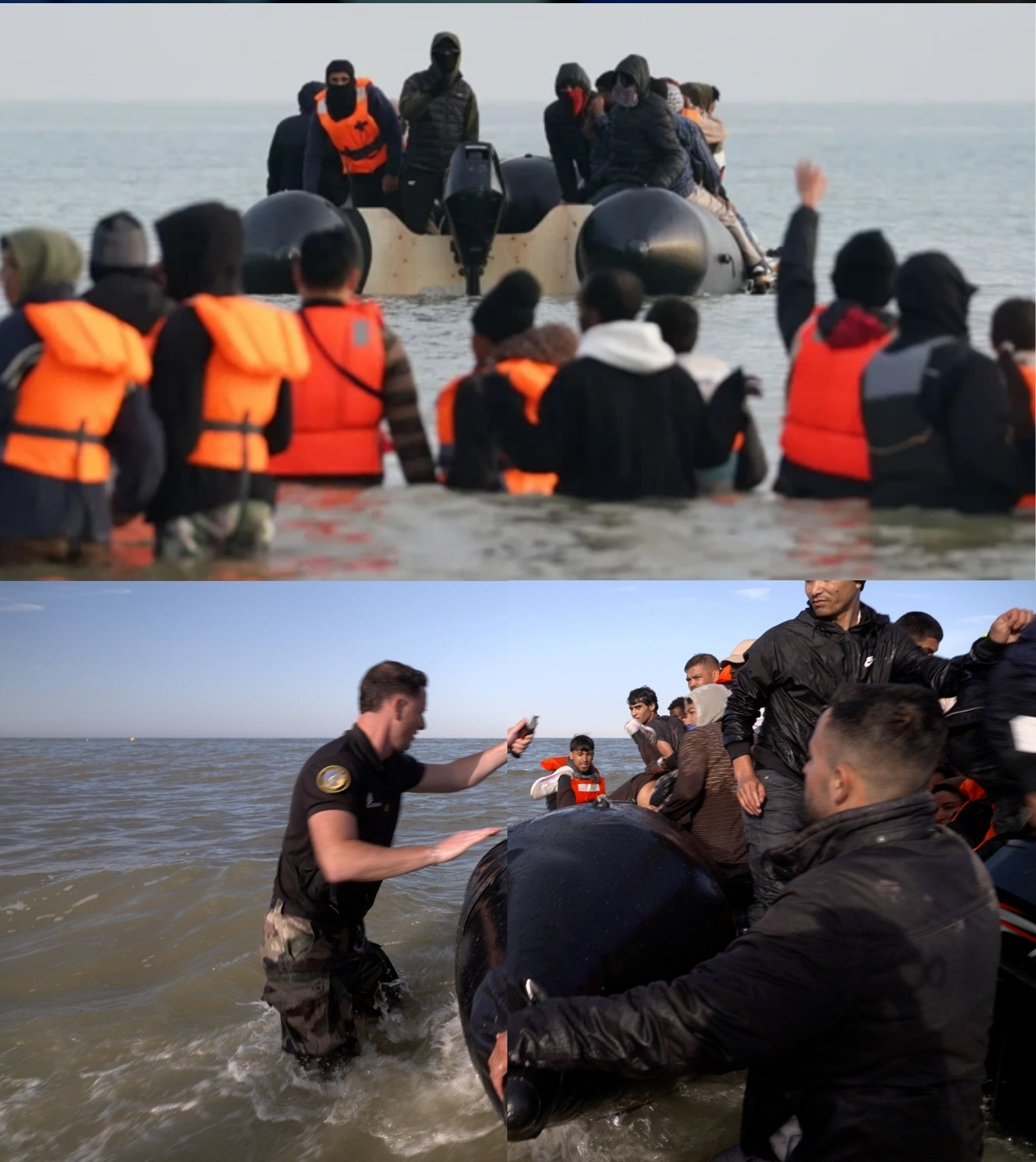 “THIS CROSSES A LINE.” — Masked Vigilantes Smash Migrant Boats on French Beaches, Triggering Outrage and a Diplomatic Storm