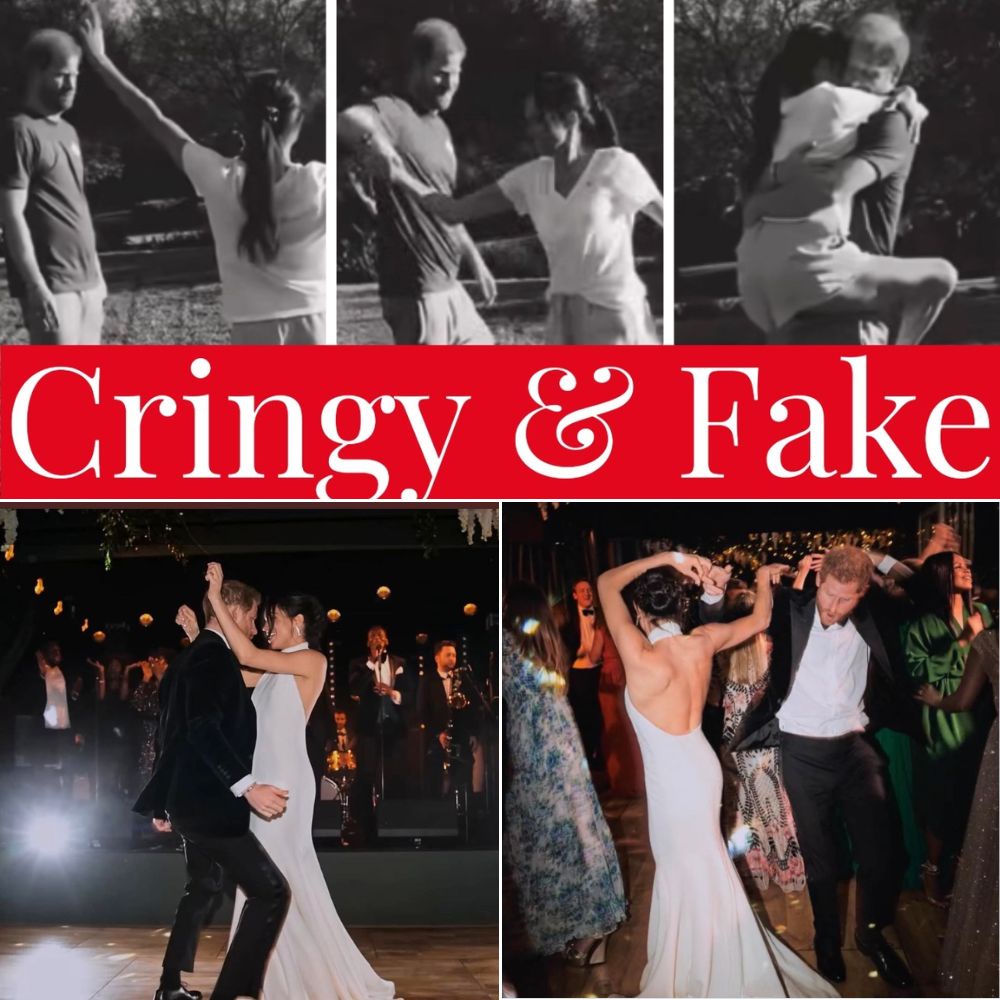 Meghan Markle is attempting to showcase their love in an awkward and staged Instagram dance video with Prince Harry.