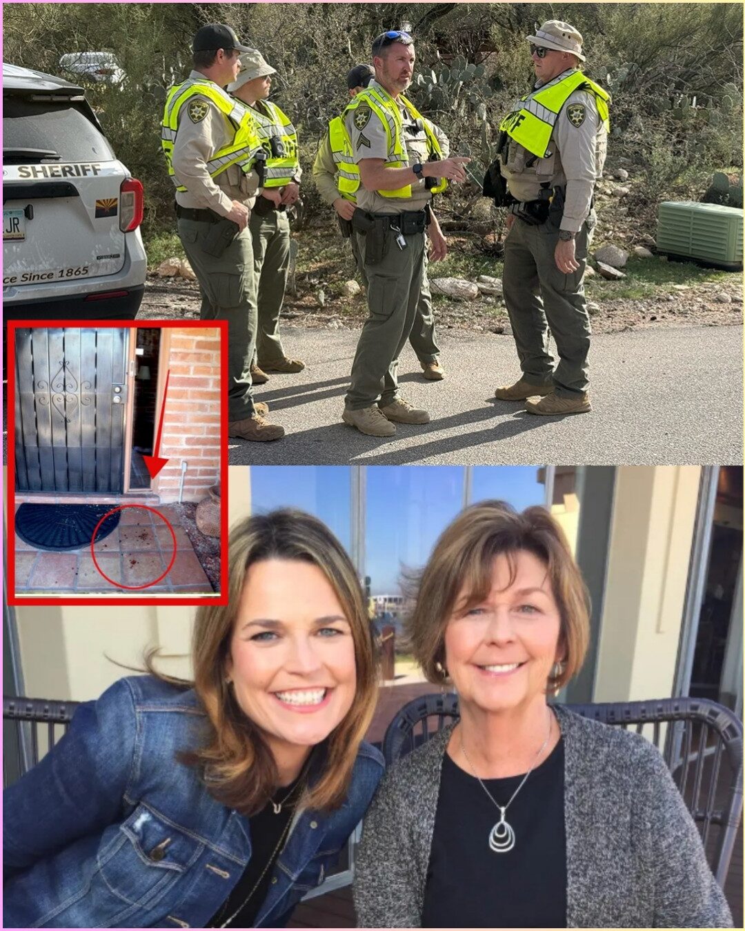 🚨 The search for Savannah Guthrie’s mother has taken a sudden, dramatic turn. Authorities are back at Nancy’s Arizona residence after a high-priority development forced them to re-evaluate their entire timeline. When police say the ‘direction’ of a search has changed, it often means the theory of a random abduction is being replaced by something much closer to home. What did they find that brought them back? The neighborhood is on edge as the yellow tape goes up once more.