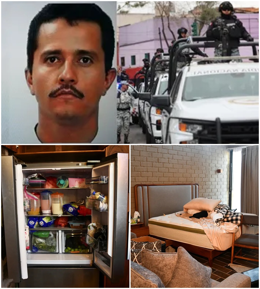 BEYOND THE BILLIONS. 🚨 We knew El Mencho was the world’s most wanted man, but the scene left behind in his mountain “love nest” reveals a side of the drug lord the public was never supposed to see. Even the most hardened Mexican officers were shaken by the discovery inside his kitchen. > Amidst the high-tech surveillance and armored vehicles, it was a simple household appliance that held the most twisted secret of his final hours. Some call it a ritual; others call it a warning. One thing is certain: the “Ghost of Jalisco” was living a nightmare of his own making before the first shot was even fired. 🛡️👣  FULL REPORT on the “Fridge Discovery” and the forensic photos in the comments. 👇
