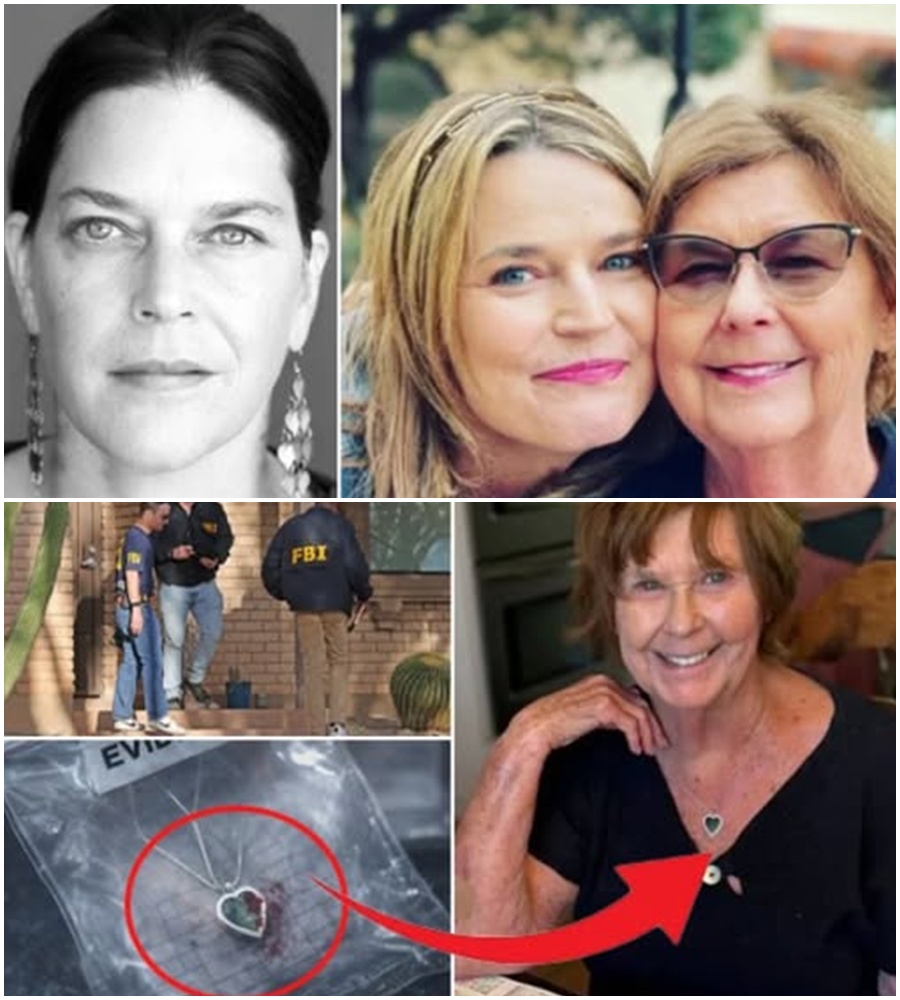 “A CHILLING BREAKTHROUGH. Police have confirmed that Savannah Guthrie’s mother’s signature blue necklace was located just 500 meters from the family home—a find that briefly ignited hope before plunging the case into even darker territory. 🥀🏛️ Officers swiftly cordoned off the area for an intensive forensic examination, calling it the most significant development yet. Fingerprints and DNA lifted from the necklace were fast-tracked for urgent analysis, and the results have left everyone shattered: the DNA matched a person that has left investigators and the family completely stunned. 🧬💔 The revelation has intensified the anguish and raised urgent new questions about what really happened in those shadows. The investigation has taken a shocking turn that no one saw coming. Full developments and the identity of the stunning DNA match are in the comments below.