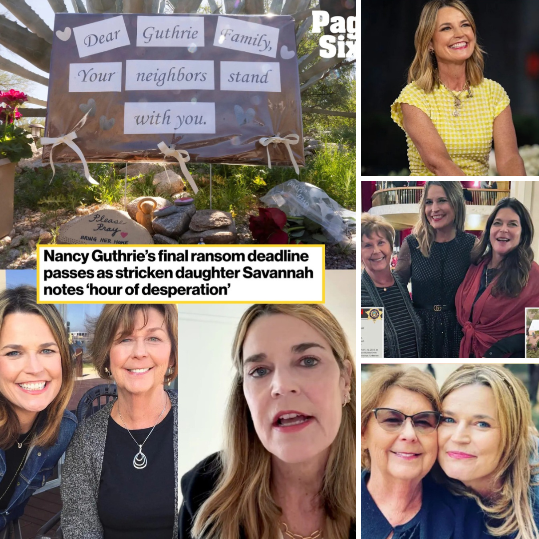 RANSOM DEADLINE EXPIRES — SAVANNAH GUTHRIE’S DESPERATE PLEA AS CLOCK RUNS OUT