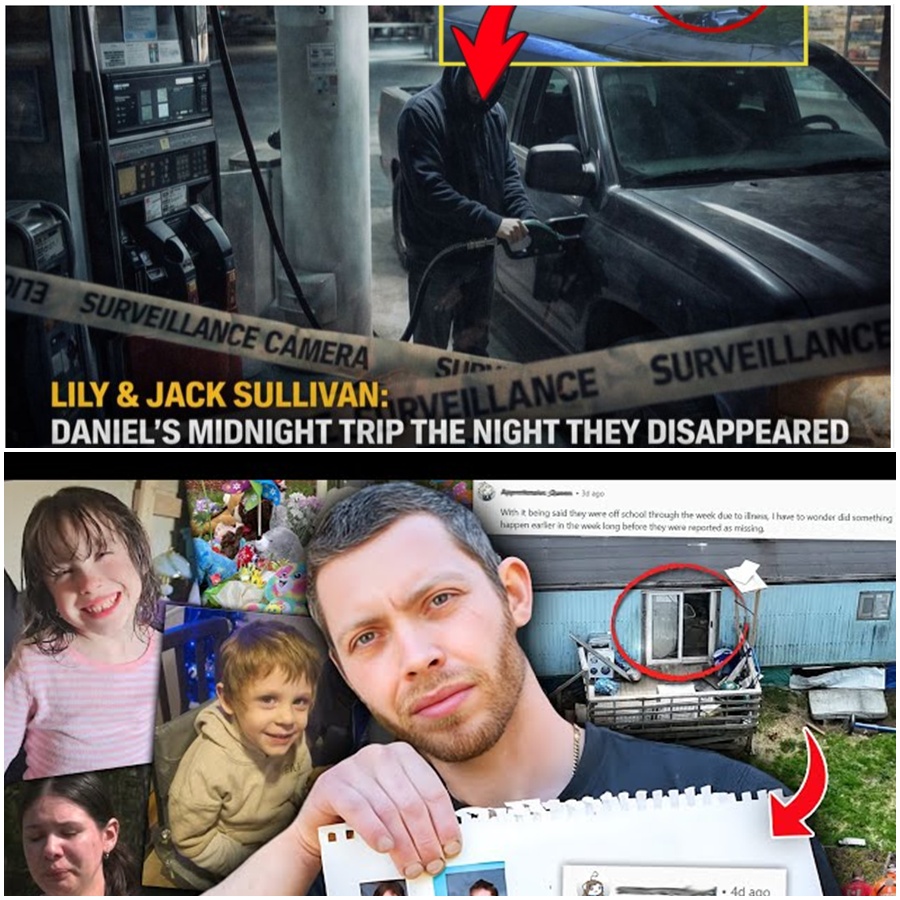 BREAKING: 🚨 Investigators have found the missing link in the Sullivan case. A gas station surveillance video from May 1st has exposed a massive lie in Daniel Martell’s statement. As Lily and Jack disappeared into the night, Daniel was 30 km away from home, casually pumping gas. This is the last night the children were seen alive, and now, we have proof of movement Daniel tried to hide. With the alibi destroyed, the hunt for the truth—and the children—moves into high gear.