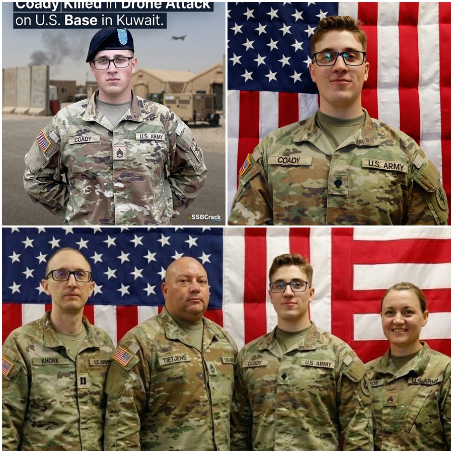 THE PC PARTS ARE STILL ARRIVING. 🌑 20-year-old Sgt. Declan J. Coady was much more than a soldier; he was a sophomore at Drake University with his whole life mapped out. Between shifts in Kuwait, he was buying computer parts, planning to build his dream PC when he got home. 🔍  But home is now a place of silence. On March 1st, while sitting at his desk, a thunderous roar changed everything in an instant. His sister says she still can’t comprehend it—the brother who was “the rock” of their family, the student with the bright future, is now a memory. ⚖️✨  A SOLDIER’S LEGACY: Read the heartbreaking statement from his sister and see the tribute from his fellow students in the first comment. 👇