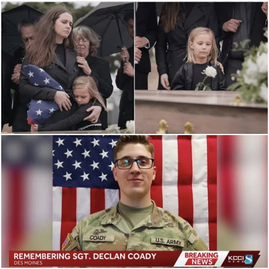 Sgt. Declan J. Coady’s family has finally spoken out. During his funeral, they shared a message that has officially rewritten the narrative surrounding his death at Shuaiba Port.  “The doorbell rang, and our world ended,” they said. But the details they revealed at the podium have left investigators speechless. It’s a side of the story that was never meant to come out.  Read the full, explosive statement below: