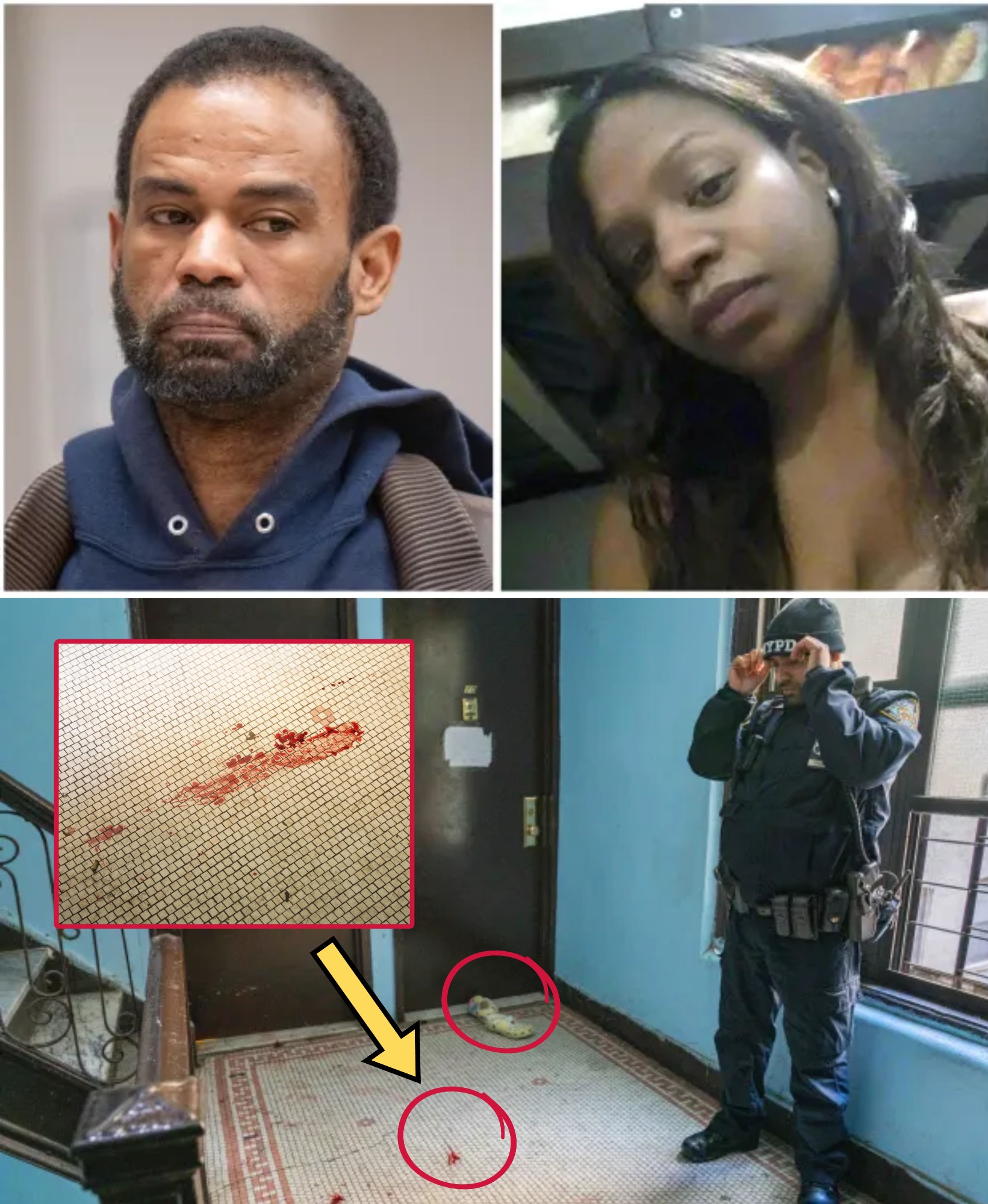 “STOP! STOP! I’M GOING TO DIE!” — THEN… SILENCE. 😳 Officers from the 44th Precinct rushed to 956 Sherman Avenue after a frantic 911 call reported blood seeping from beneath an apartment door.