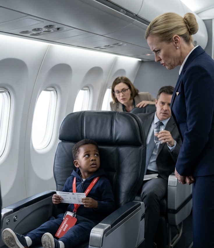 When a flight attendant struck a quiet four-year-old sitting in first class, she had no idea the child was the son of the airline’s CEO.