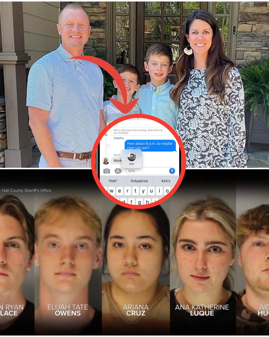 BREAKING: 5 Students Arrested After Fatal “Prank” on Beloved Teacher. 🚨  The life of Jason Hughes was cut short in a horrifying incident orchestrated by five 18-year-old students. While the suspects claim it was a “joke,” a newly discovered, bone-chilling text message sent to Hughes tells a different story.  Was it a warning, or a threat? Authorities are now debating whether to charge the students with involuntary manslaughter or first-degree murder.  Read the chilling “warning” message and the full report here: 👇