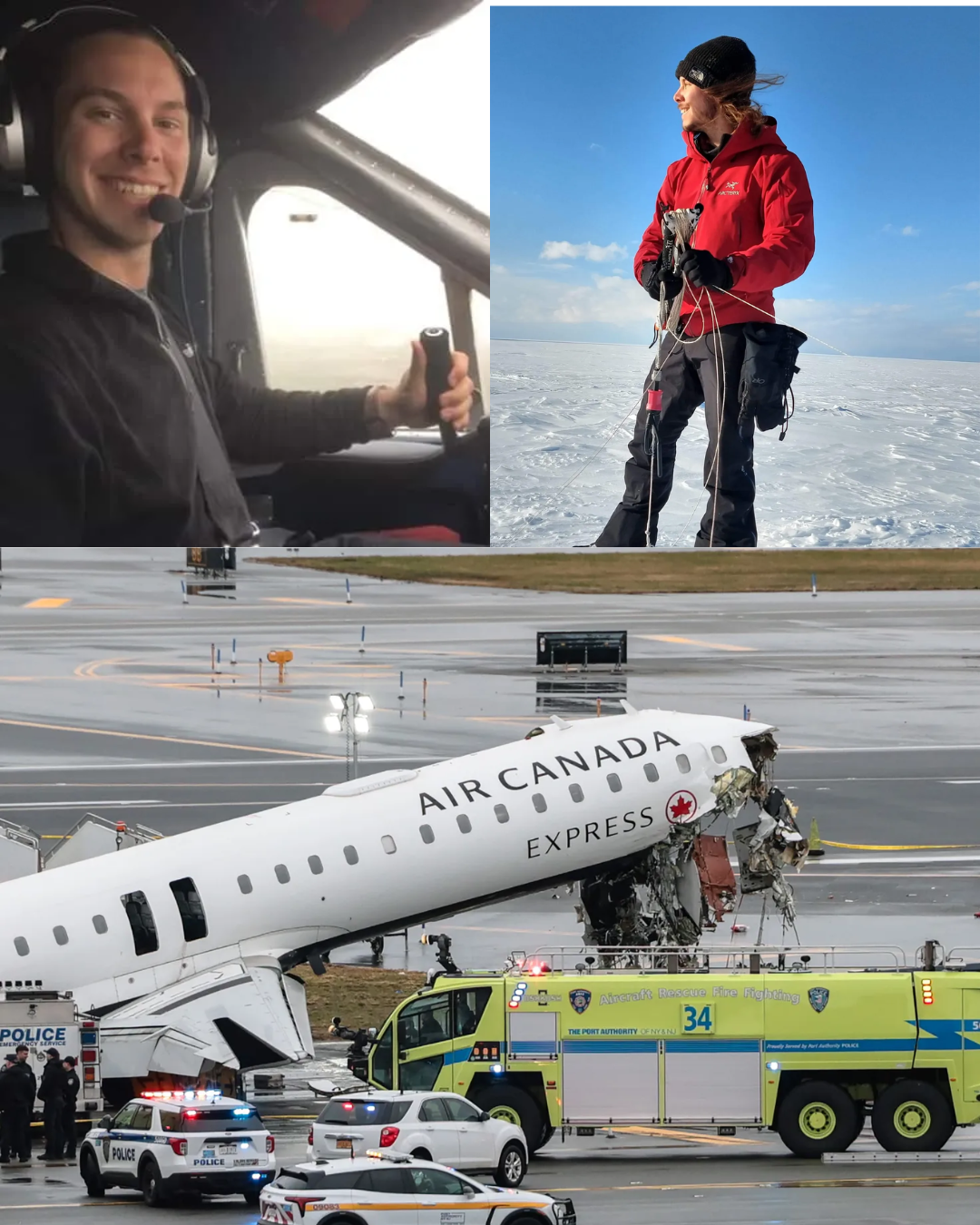 “IDENTIFIED”: THE PILOTS WHO PAID THE ULTIMATE PRICE AT LAGUARDIA. 🕵️‍♂️🚫  The identities of the Air Canada pilots killed in the “fire truck vs. plane” disaster have finally been released. What started as a routine landing turned into a metal-twisting nightmare, leaving the aviation community in a state of absolute shock.  From my perspective, this “horror crash” raises terrifying questions about airport safety protocols. How does a multi-ton fire truck intersect with a landing aircraft at one of the world’s busiest airports? The bravery of these pilots in the cockpit is the only thing that prevented an even larger catastrophe. As the black box data is analyzed, the focus is shifting from the cockpit to the control tower. This wasn’t just an accident; it was a catastrophic lapse in ground coordination. The masks of “safety” at our airports have slipped today. ⚖️🔍  THE FINAL MOMENTS: Watch the reconstructed animation of the LaGuardia collision here: 👇