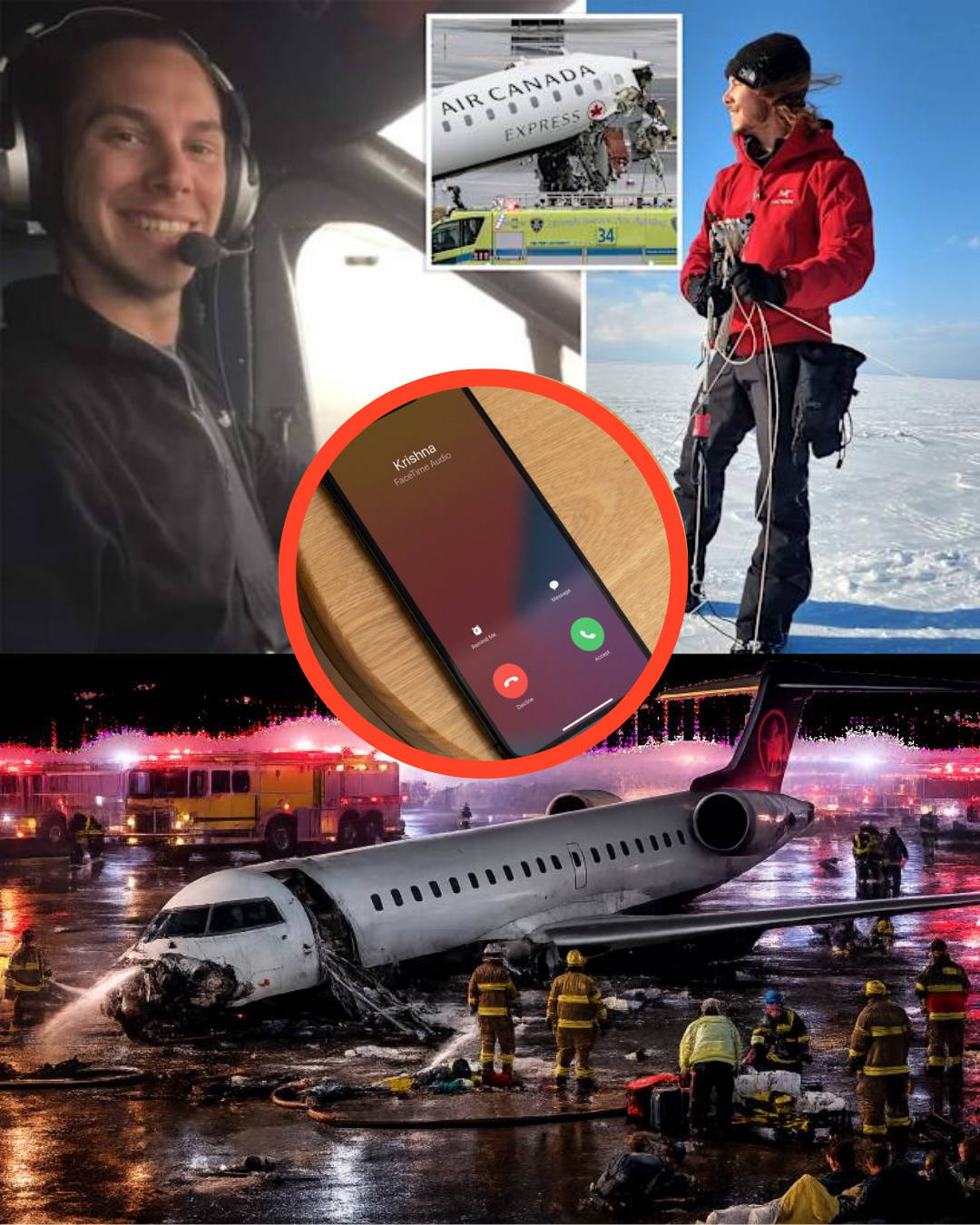 “DAD, I LOVE…” : THE CHILLING FINAL MESSAGE FROM THE COCKPIT OF AIR CANADA. 🕵️‍♂️🌑  A life built around the sky, ended with a phone in his hand. Chilling new details from the recovery team reveal that Antoine Forest was attempting to reach his family as the jet collided with a fire engine on the runway. He only had time for three words before the connection was severed forever.  This “frozen in time” moment is the most gut-wrenching evidence of the LaGuardia disaster. While survivors in the back were “flying everywhere,” Antoine was in the direct line of impact, using his final breath to reach out to his home. The “I messed up” confession from air traffic control is a cold contrast to the warmth of a son’s last words. He didn’t just die a pilot; he died a hero whose last act was one of pure love. ⚖️🔍  THE INVESTIGATION: How a communication breakdown led to the most tragic 30 seconds in LGA history: 👇