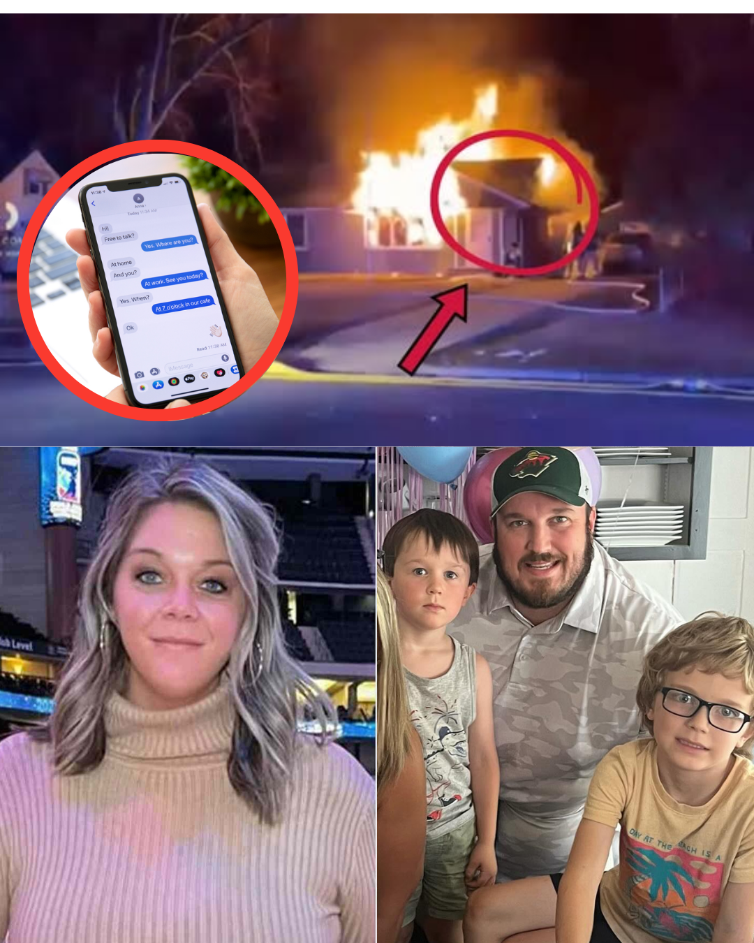 “A MOTHER’S FINAL ACT”: REMEMBERING JESSI PIERCE AND HER THREE ANGELS. 🕊️🏒🏒  The hockey world has lost one of its brightest voices. NHL reporter Jessi Pierce and her three children were lost in a horrific house fire while her husband, Mike Hinrichs, was away for the night.  Investigators say the fire moved with terrifying speed, leaving the family with no time to escape. The discovery of how Jessi tried to protect her babies in their final moments is a testament to a mother’s love that is bringing even the toughest first responders to tears. Mike returned home to a nightmare, losing his entire world in a single morning. Today, we remember Jessi not just for her talent on the ice, but for the love she gave her family until the very end. 🕯️💔  HOW TO HELP: See the official memorial fund details for Mike Hinrichs and his family: 👇