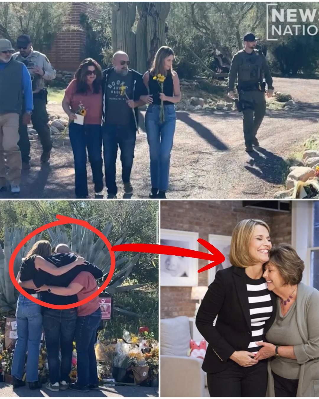 HEARTBREAKING SCENE: Savannah Guthrie sobs uncontrollably as she returns to her mother’s house with her sister and brother-in-law. The emotional return comes just hours after Nancy was discovered in a nearby lake in a shocking condition. 🌑💔  The home that was once a place of hope has now become a scene of unimaginable grief. As Savannah and her family walk through those doors, the weight of the discovery has left everyone in tears. The search for Nancy has ended in the most devastating way possible, leaving the family and the nation in shock. ⚖️🍂  SEE THE FULL UPDATE: The forensic details from the lake and the family’s first statement in the first comment. 👇