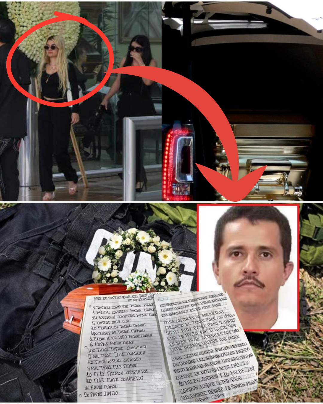 SHOCKING REVEAL: THE ELITE DAUGHTER OF “EL MENCHO” APPEARS 🚨🎓 A STUNNING TWIST AT THE FUNERAL. The daughter of the notorious kingpin “El Mencho” has officially made her appearance at her father’s service. But it’s not just her presence that is sending shockwaves through the public—it’s her background. 🌑🔍 Her identity has left investigators stunned: she is a graduate of a prestigious university in the United States, boasting an impeccable and “clean” profile. How did the daughter of the world’s most wanted man live such a double life in the Ivy League shadows?