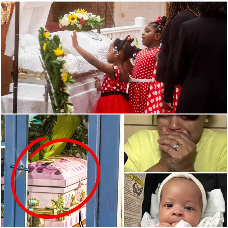 “THE FUNERAL IS OVER… BUT THE MOST DEVASTATING MOMENT STILL HAUNTS EVERYONE” 😢💔  As her 7-month-old daughter’s tiny pink Minnie Mouse casket was carried away, a mother’s grief became too much to watch.  Her raw, uncontrollable cries echoed through the chapel, leaving the community in tears.  But what happened after the funeral… is something no one expected, and it’s changing everything.  👉 What did the mother do in the moments that followed? 👉 And what secret is now being revealed?  📌 Full story in the comments 👇