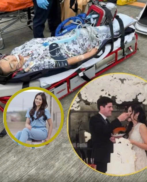 💔 SHE SAID YES TO FOREVER… 48 HOURS LATER, SHE WAS ON LIFE SUPPORT 😱  She had just married the love of her life. A dream wedding. A honeymoon in Japan.  But on day 2… something went wrong.  What started as feeling unwell turned into liver failure… then kidney complications… then a fight for her life in a foreign ICU.  And then— she was rushed onto a medical flight, surrounded by machines, barely holding on.  Her husband never left her side. Not once.  But here’s what’s haunting her family now…  👉 one specific detail from the hours before she collapsed — something doctors still can’t explain.  📌 Full story below 👇