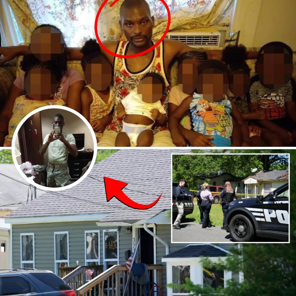 “HE TOOK THE LIVES OF 7 OF HIS OWN KIDS…” 😢 Shreveport, Louisiana, is in shock after Shamar Elkins, a 31-year-old Army vet, allegedly took the lives of eight children, including seven of his own.