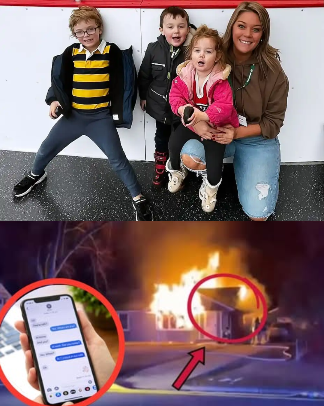 “HER LAST TEXT WAS SENT JUST HOURS BEFORE THE FIRE… NOW EVERYONE IS READING IT DIFFERENTLY” 💔📱  The hockey community is in shock after NHL reporter Jessi Pierce and her three children died in a devastating house fire.  But it’s one final text message—sent just hours before—that’s leaving people unsettled.  At the time, it seemed ordinary. Now, many are asking if it meant something more.  😳 Was it just a message… or something no one understood until it was too late? 📌 See the final text in the comments