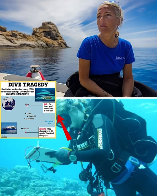 😨 BREAKING: Authorities have halted the search for 4 Italian divers still missing in the Maldives cave 💀 Only one body has been recovered from the dangerous depths. Monica Montefalcone (52) and her daughter Giorgia were part of a research dive that ended in tragedy. Was it equipment failure… or something hidden in the shadows of the cave? 👇👇