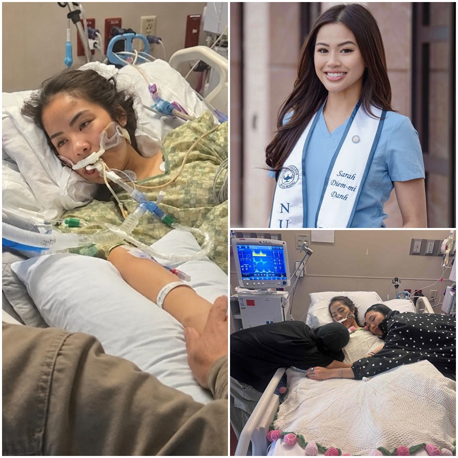 🚨 “HER EYES FINALLY OPENED… BUT WHAT SARAH SAID NEXT MADE THE ROOM FALL COMPLETELY SILENT.” 💔  For days, there had been almost no hope. Doctors spoke carefully. Machines kept Sarah Danh alive while her family waited beside her hospital bed, fearing the worst.  Then came a moment nobody was prepared for.  Sarah suddenly reacted. A few seconds later, she slowly opened her eyes for the first time since the medical emergency.  Her mother immediately broke down crying.  But according to hospital staff, the most emotional moment came right after — when Sarah quietly whispered a few unexpected words that nobody in the room saw coming.  👇 The update is now touching hearts across social media. 📌 Full story below.