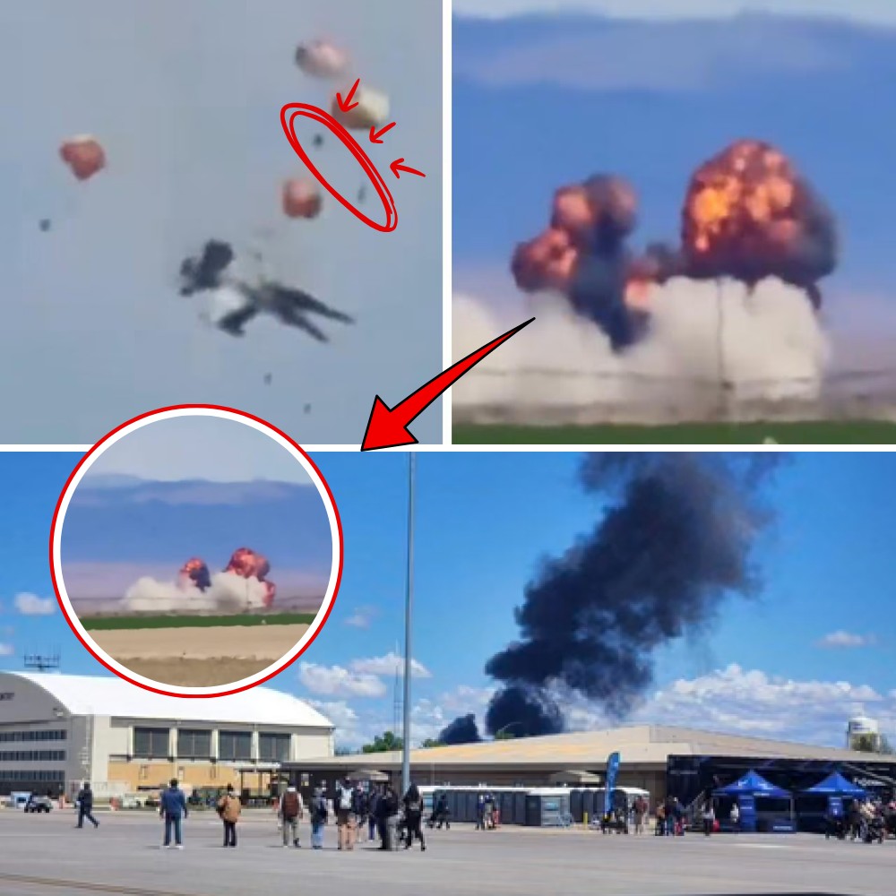 Horror at Idaho Air Show: Two Navy Jets Collide Mid-Air in Front of Terrified Crowd