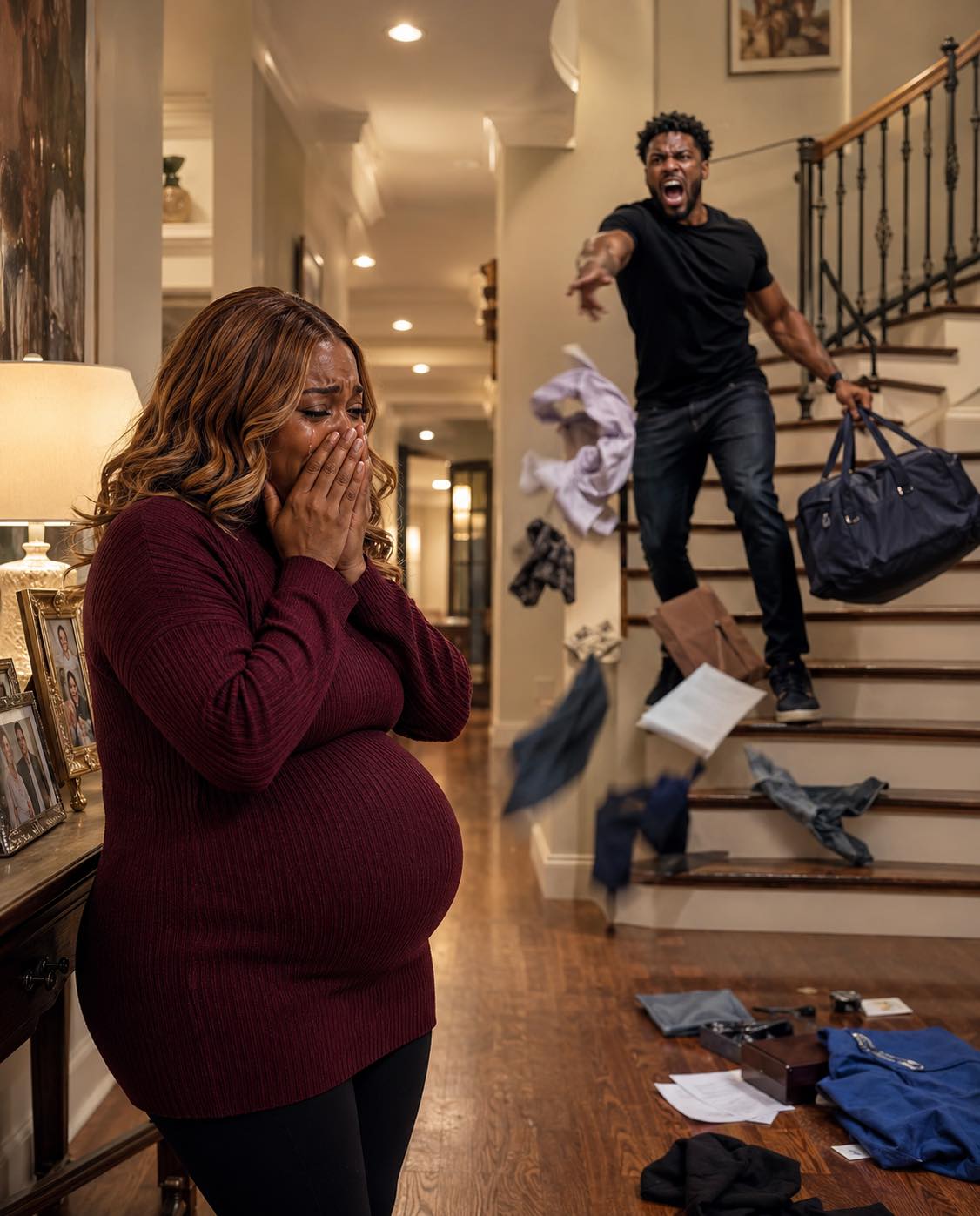 My husband found out I was pregnant and said: โNot my childโ and kicked me out.