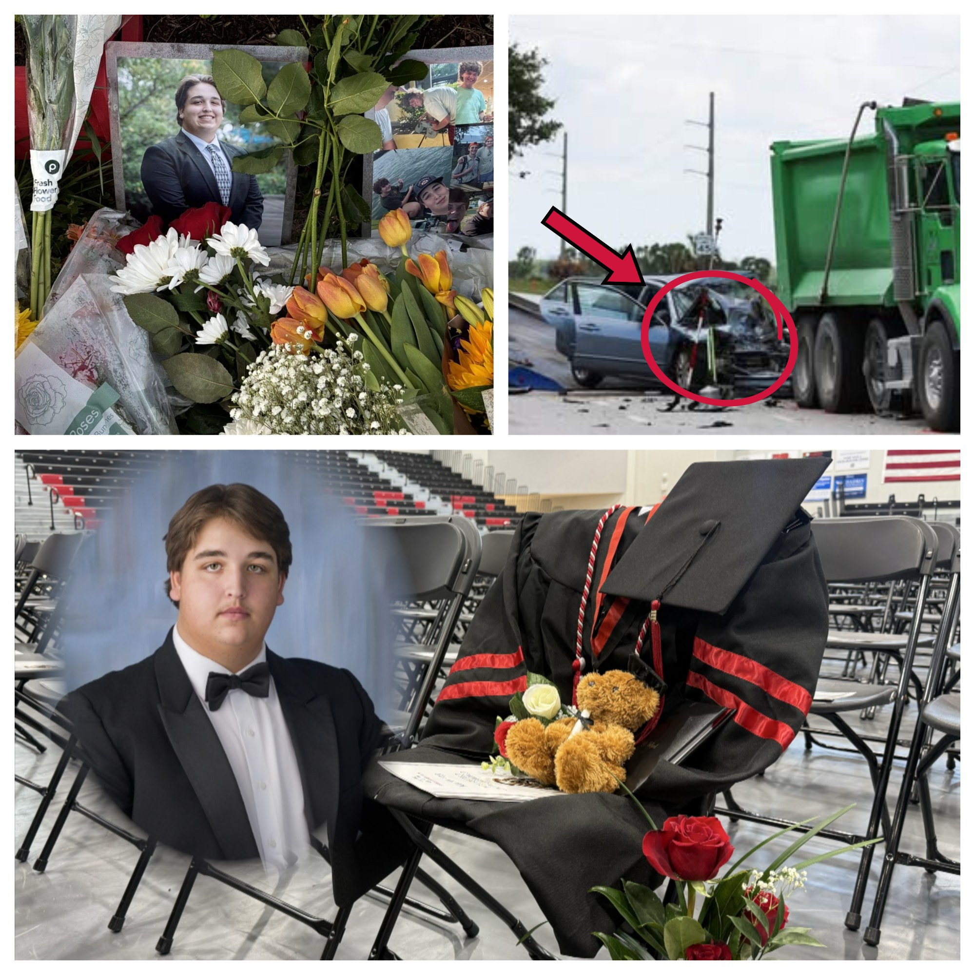 Heartbreaking Tribute: Florida Teen Dies in Crash Just Hours Before Walking at His High School Graduation.