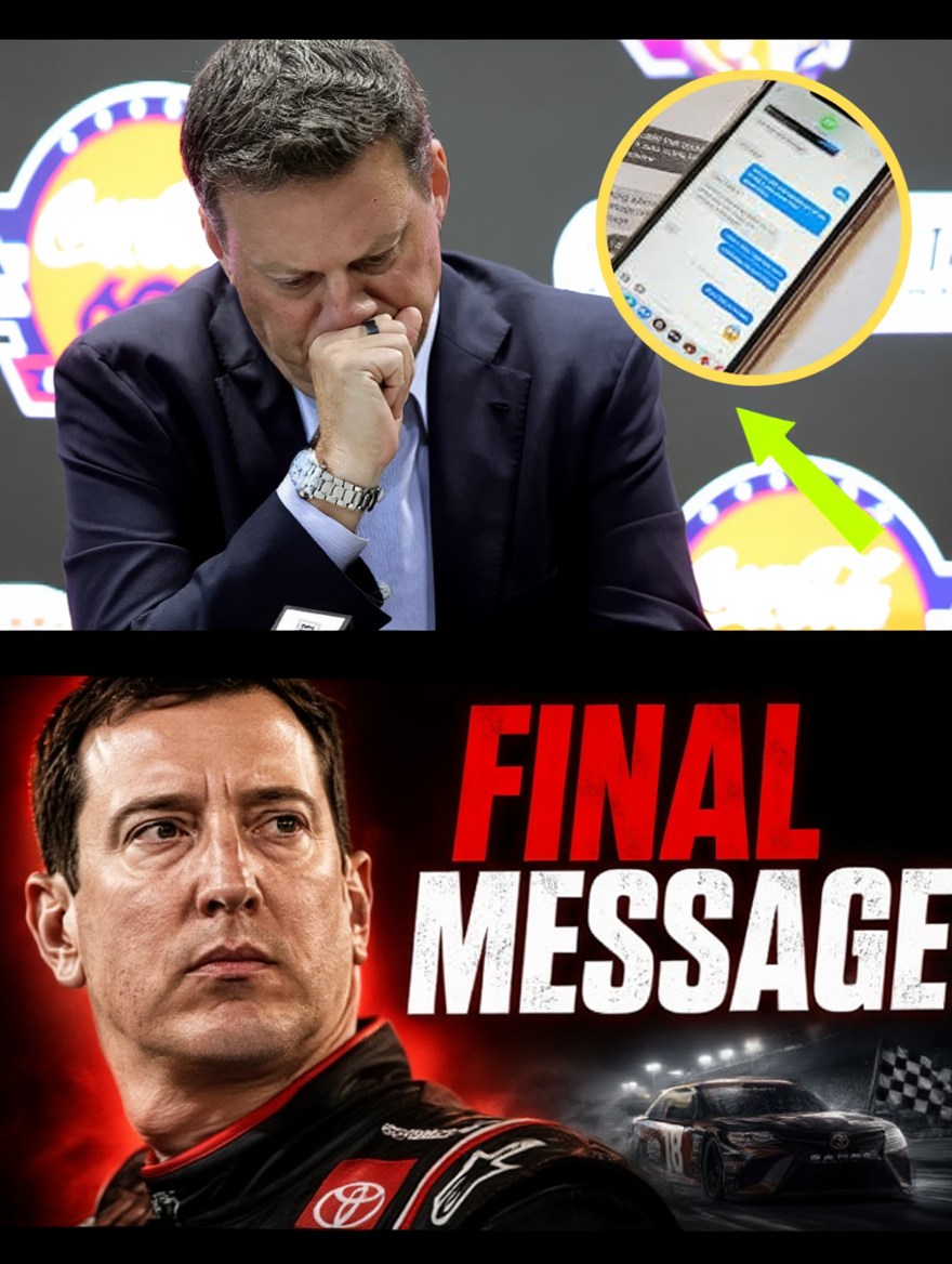 UST 3 MINUTES BEFORE EVERYTHING CHANGED, KYLE BUSCH ALLEGEDLY SENT A FINAL MESSAGE…