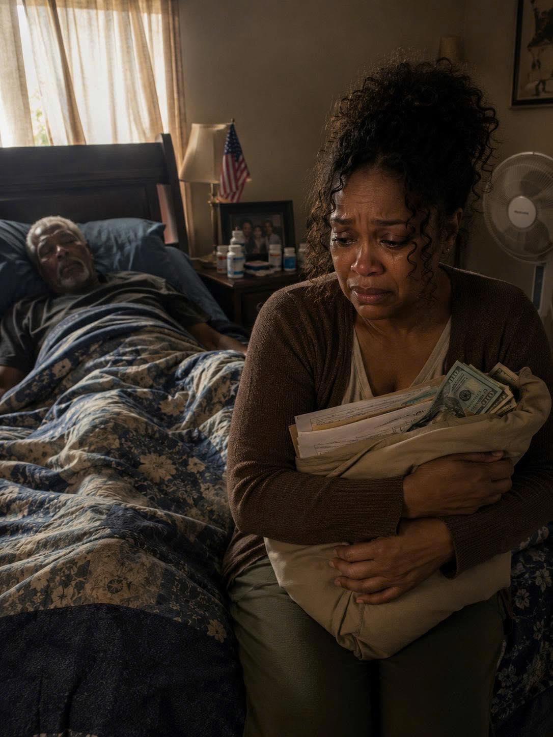 My father-in-law had no pension; I cared for him for twelve years as if he were my own father… and before he died, he left me a torn