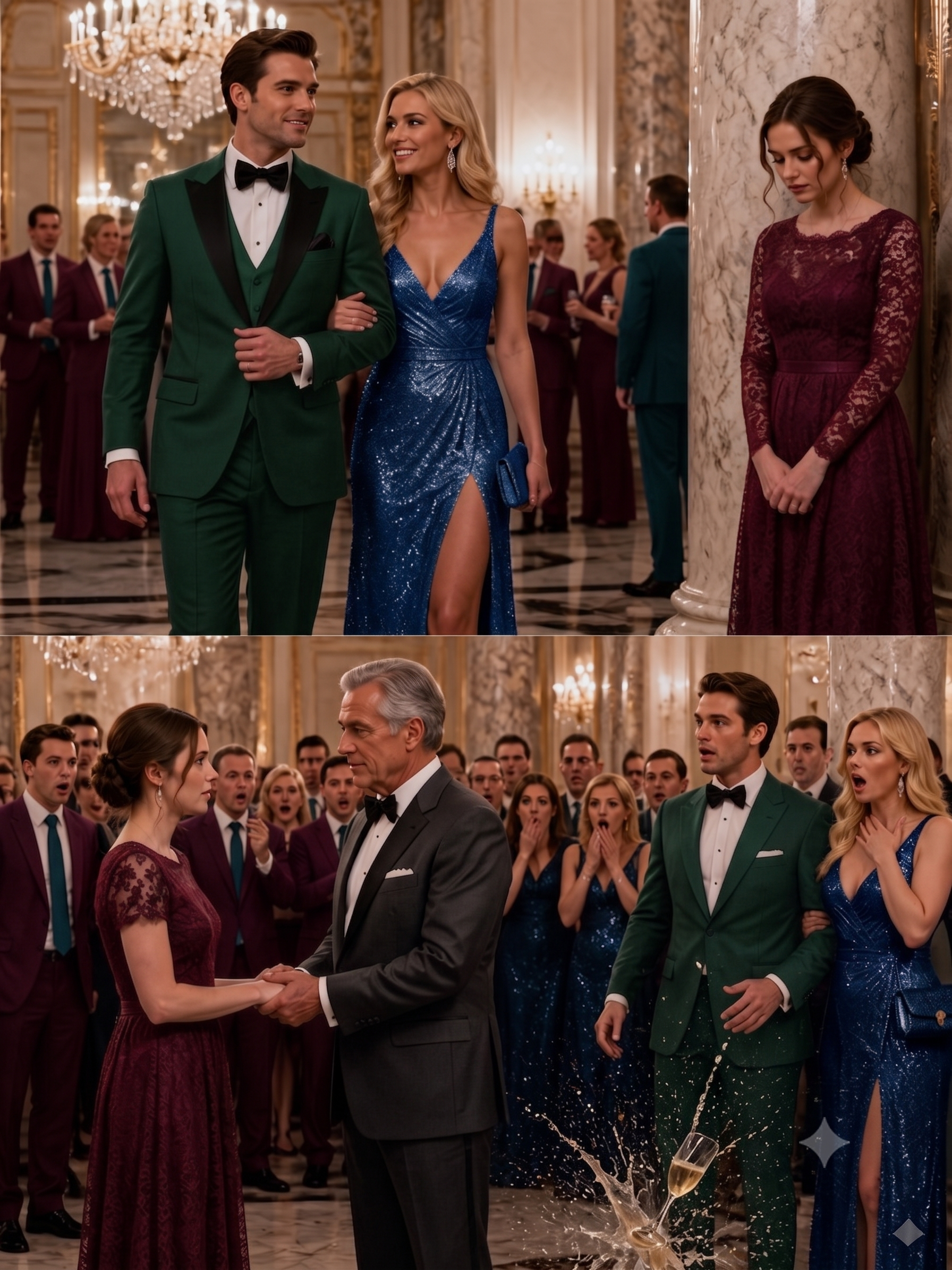 tt_My husband hid me at the party for being embarrassed of my cheap dress…
