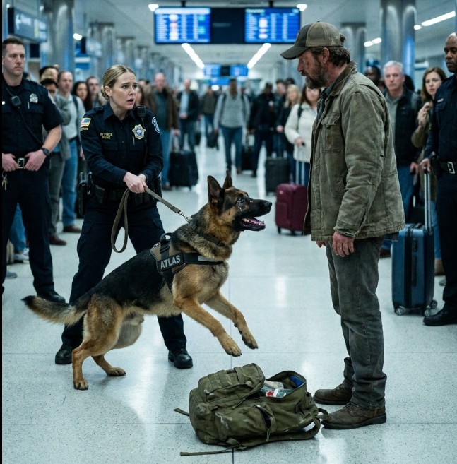tt_No one could understand why the K9 kept lunging at the veteran’s backpack, assuming it was just agitation or confusion.