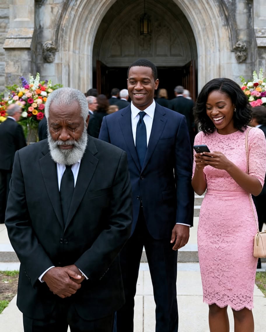 At my wife’s funeral, my daughter-in-law leaned toward my son and murmured, “This feels more like a celebration.”