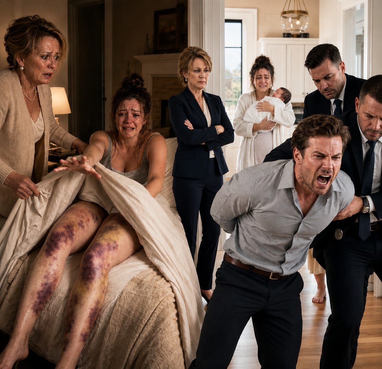 I only meant to visit my pregnant daughter and tuck her in…