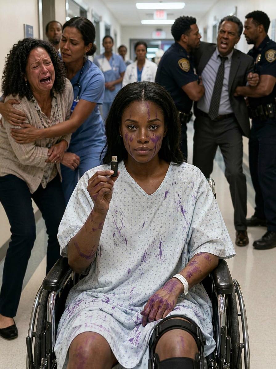 Just 11 minutes after I left the hospital with a shattered fe/mur, my mother-in-law k!cked my crutches away.