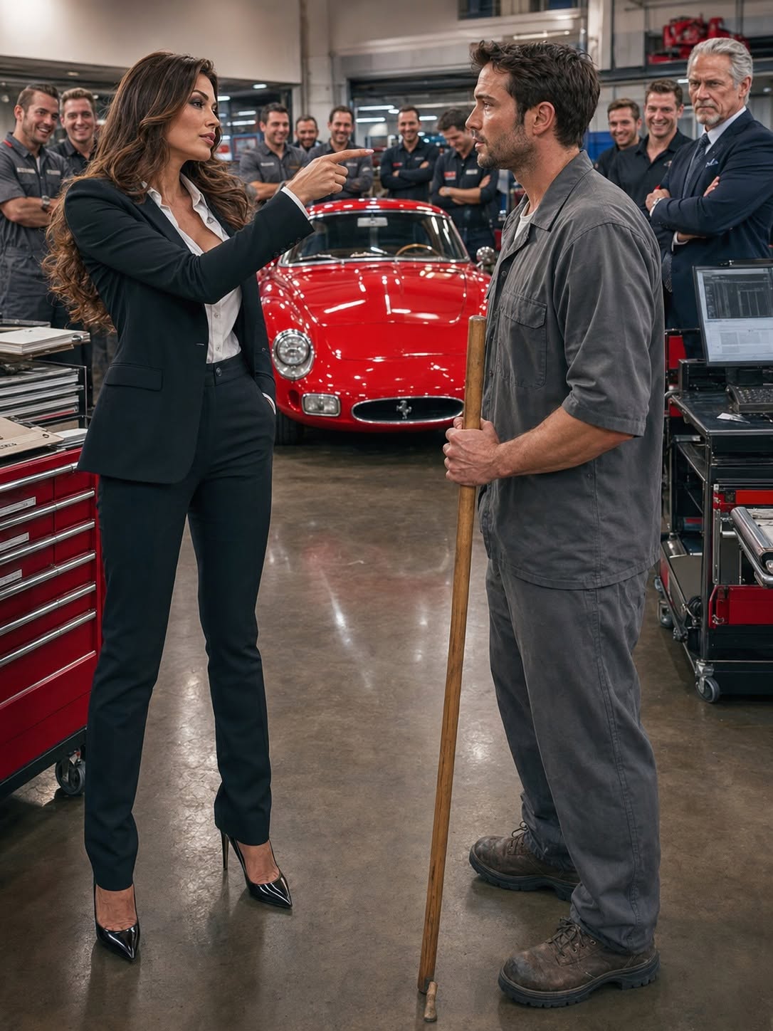 tt_For 5 Years, Millionaire Experts Couldn’t Fix My Father’s Ferrari—Then the Janitor Heard One Sound and ….