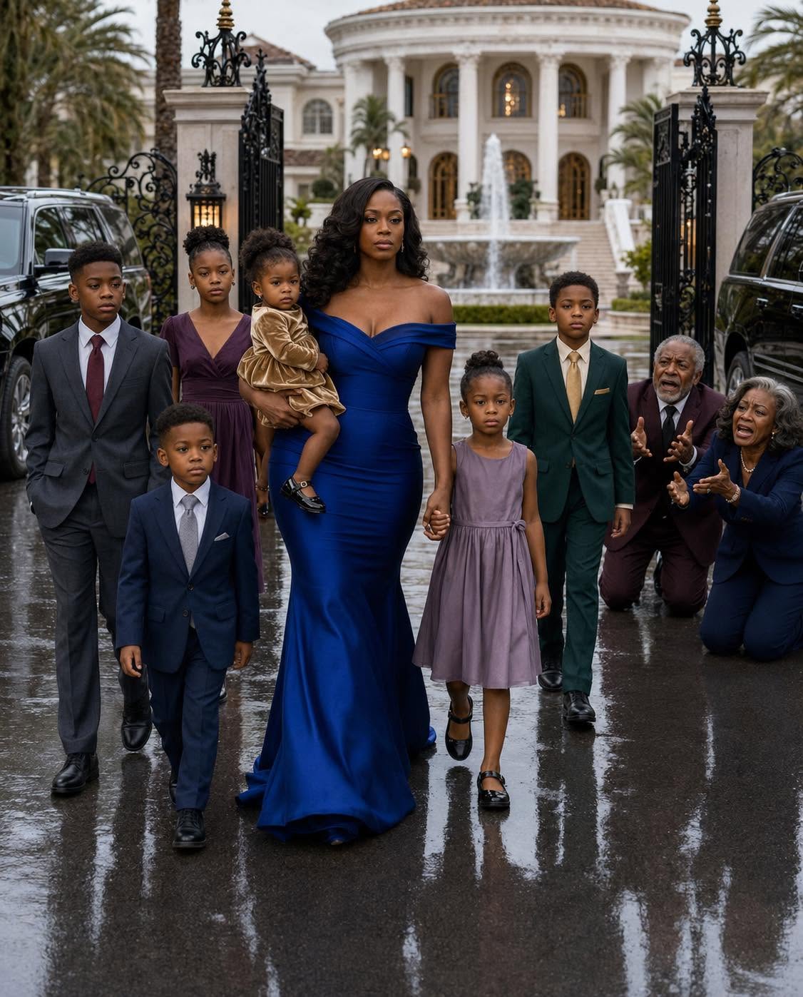 My father-in-law threw me and my six children out into the pouring rain, shouting, “Only real bl00d belongs in this house.”