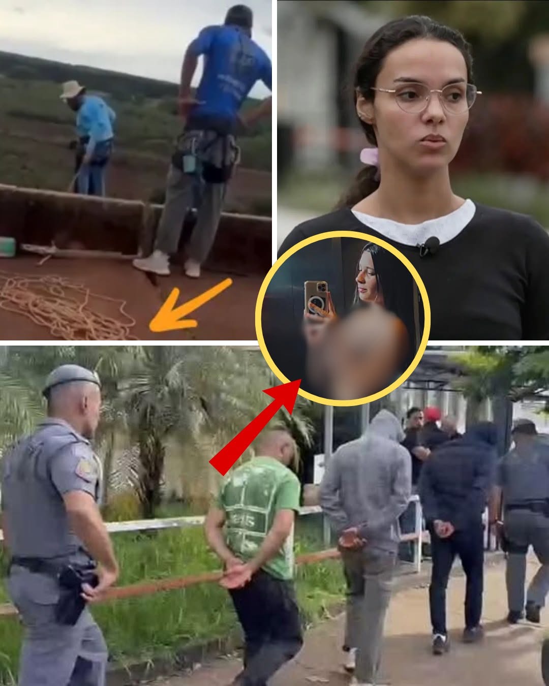 Just now: Nurses say Brazilian woman Maria Eduarda survived a fall of 130 feet (approximately 40 meters), but upon closer inspection, heartbreaking events unfolded