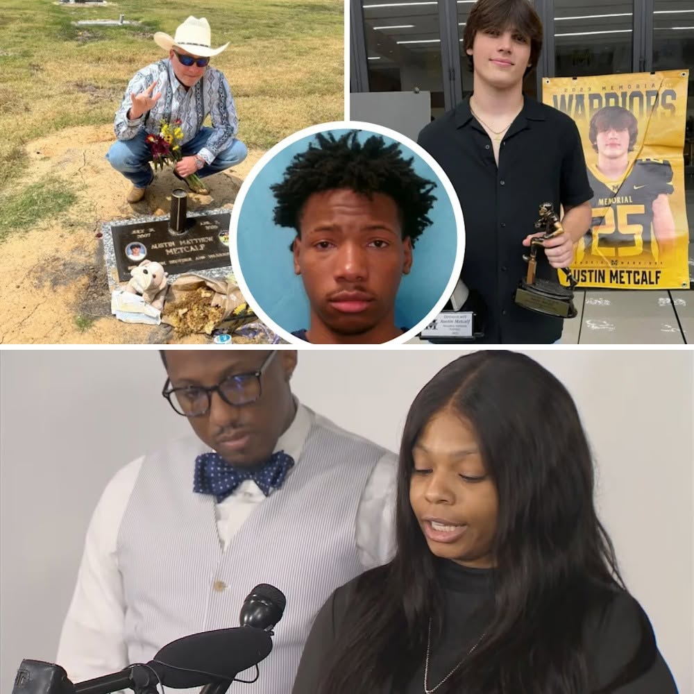 “Please Don’t Destroy Our Son!” – Karmelo Anthony’s Family Kneels Before Austin Metcalf’s Father in Desperate Plea for Mercy, Handing Over a Heartbreaking Notebook Full of Regrets