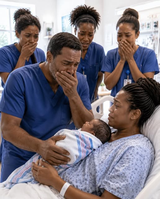 “She walked into the hospital alone to give birth… and moments after her baby arrived, the doctor looked at him — and suddenly broke down in tears.