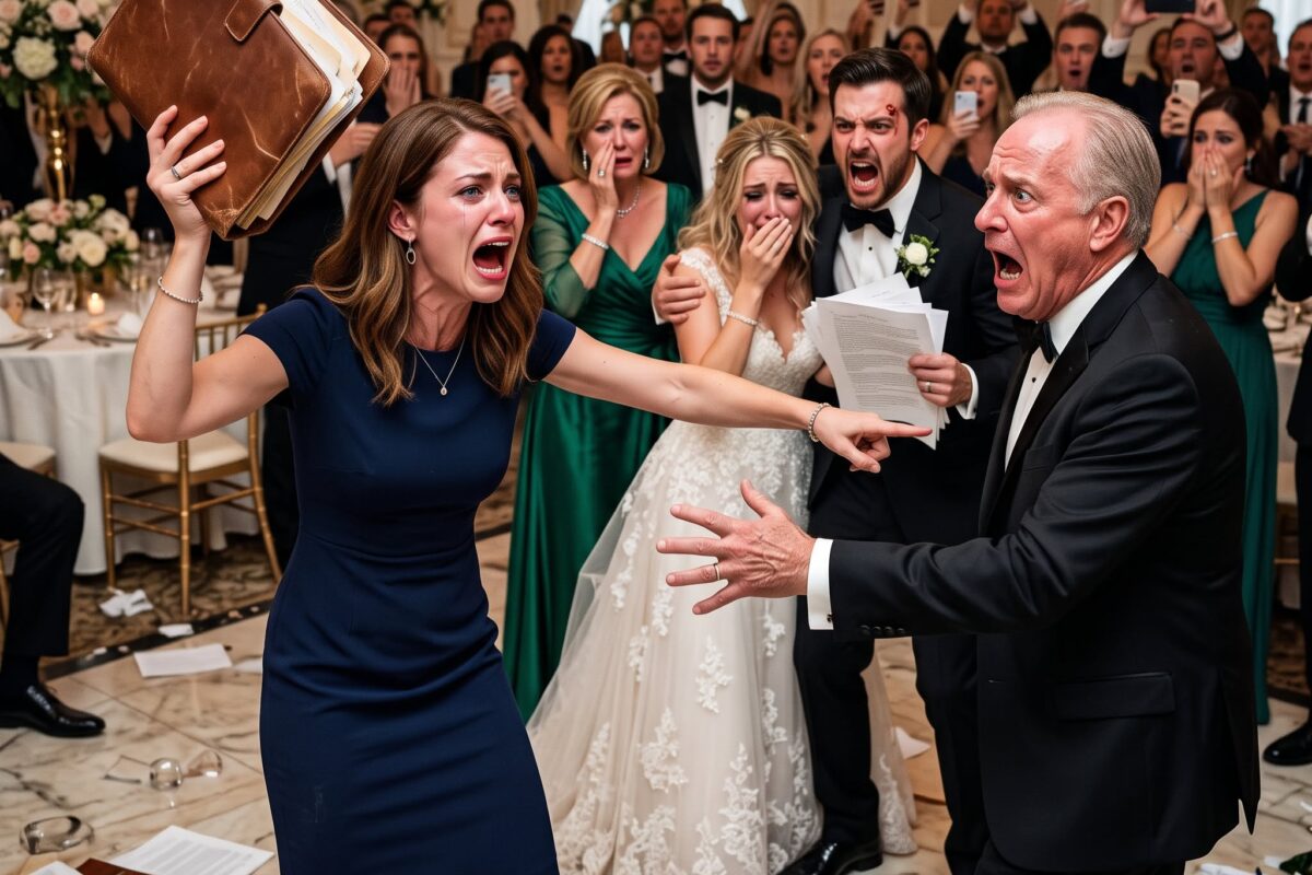 I Raised My Sister Alone. At Her Wedding, Her Father-in-Law Humiliated Me in Front of Everyone… Until I Stood Up and Asked, “Do You Even Know Who I Am?” His Face Went Pale.