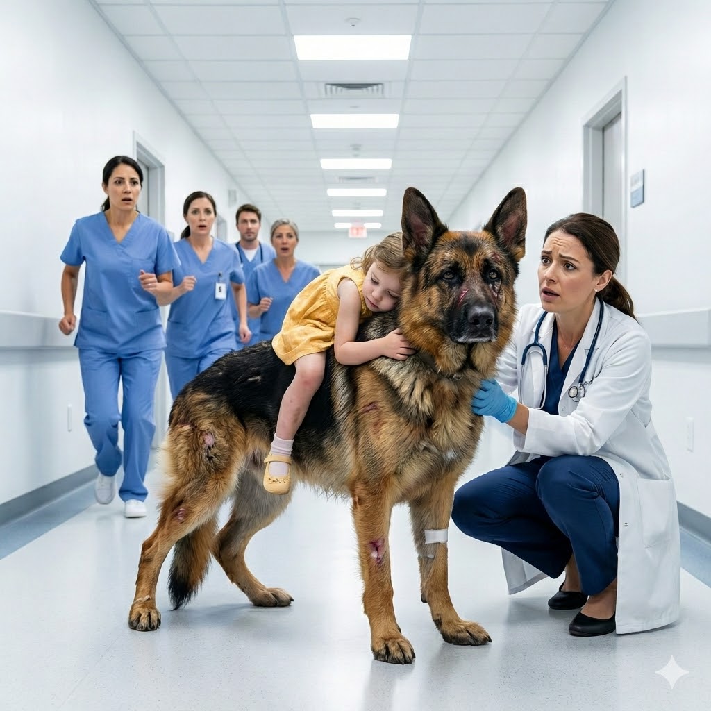 tt_Part 2: “How is there a bloody German Shepherd in our ER… and why is he carrying a dying little girl?!”