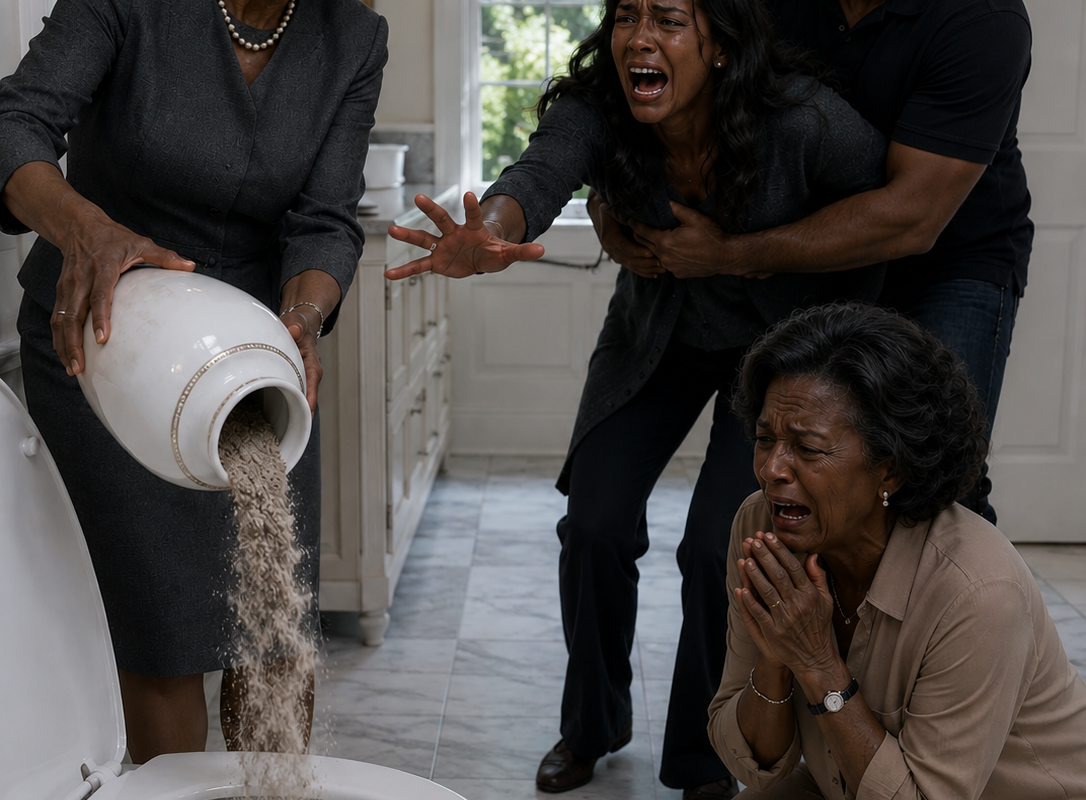 My Mother-in-Law Flushed My Father’s Ashes Down the Toilet — That Night, I Found the Secret They Were Trying to Bury With Him