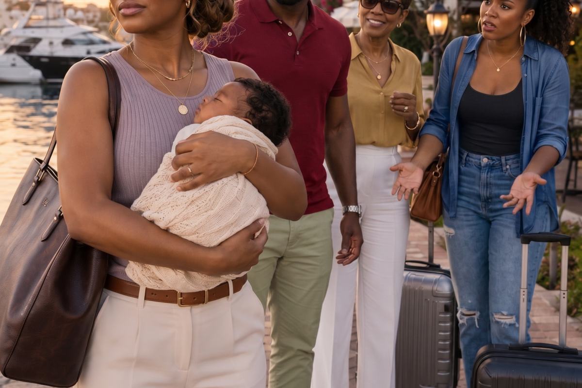 After I gave birth and came home, my husband changed the house’s passcode and went on vacation with his family
