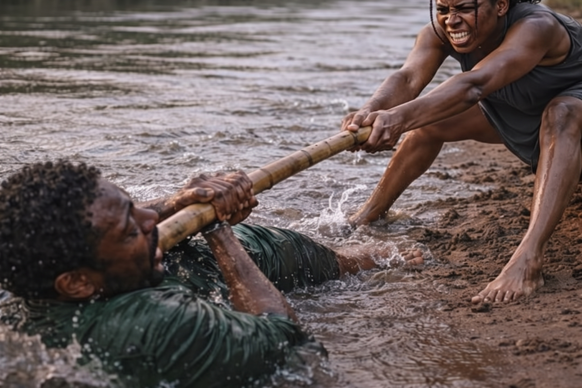 Village Girl Saved a Drowning Man With Long Stick – Unaware He’s a BILLIONAIRE and Her Lost Brother