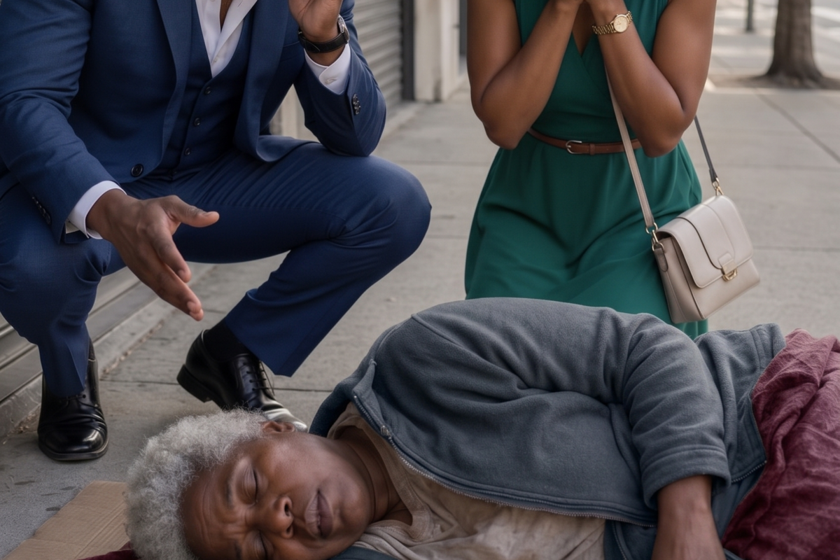 We froze when we found Mom sleeping on newspapers beneath a highway overpass. “What happened to your $450,000 house?”