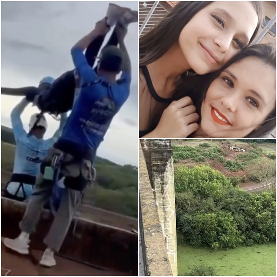 ⚠️💔 “THAT DAMN ROPE TOOK YOU AWAY FROM ME FOREVER” The mother of Maria Eduarda Rodrigues de Freitas has spoken out after her daughter’s tragic death at Skeleton Bridge in Brazil. Authorities say the bungee cord was allegedly not secured before the fatal fall.  Three men have now been arrested and charged with homicide as investigators reveal disturbing claims about what happened moments before the jump.  📌 Full story and investigation updates in comments 👇